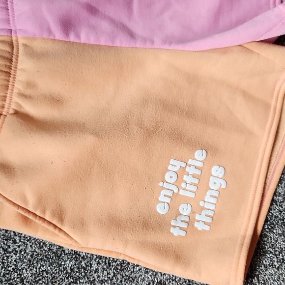 No Boundaries Colorblock High Waisted Lounge Sweat Shorts - Picture 2 of 6